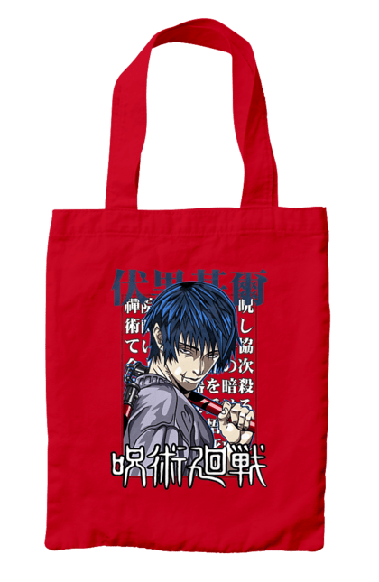 Bag with prints Jujutsu Kaisen Toji. Anime, dark fantasy, jujutsu kaisen, magic battle, manga, mystic, toji, toji fushiguro. 2070702