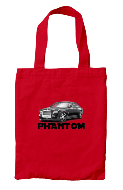 Сумка з принтом "Рнолс ройс". Авто, автомобіль, люкс клас, ролс ройс, седан, фантом. 2070702