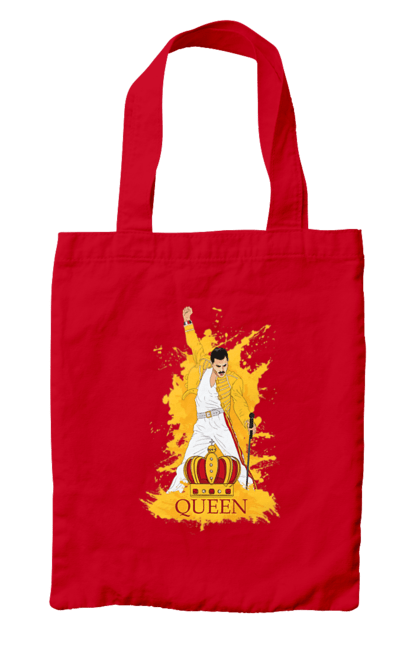 Bag with prints Freddie Mercury. Freddie mercury, lettering, music, queen, rock, rock band. 2070702