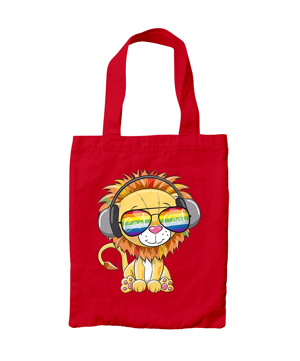 Lion In Glasses And Headphones