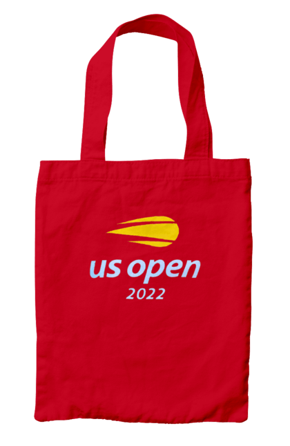 Сумка з принтом "Тенісний турнір US Open 2022". Великий теніс, відкритий чемпіонат, гравці, м`яч, нью йорк, призовий фонд, ракетка, спонсор, хард, чемпіонат америки. 2070702