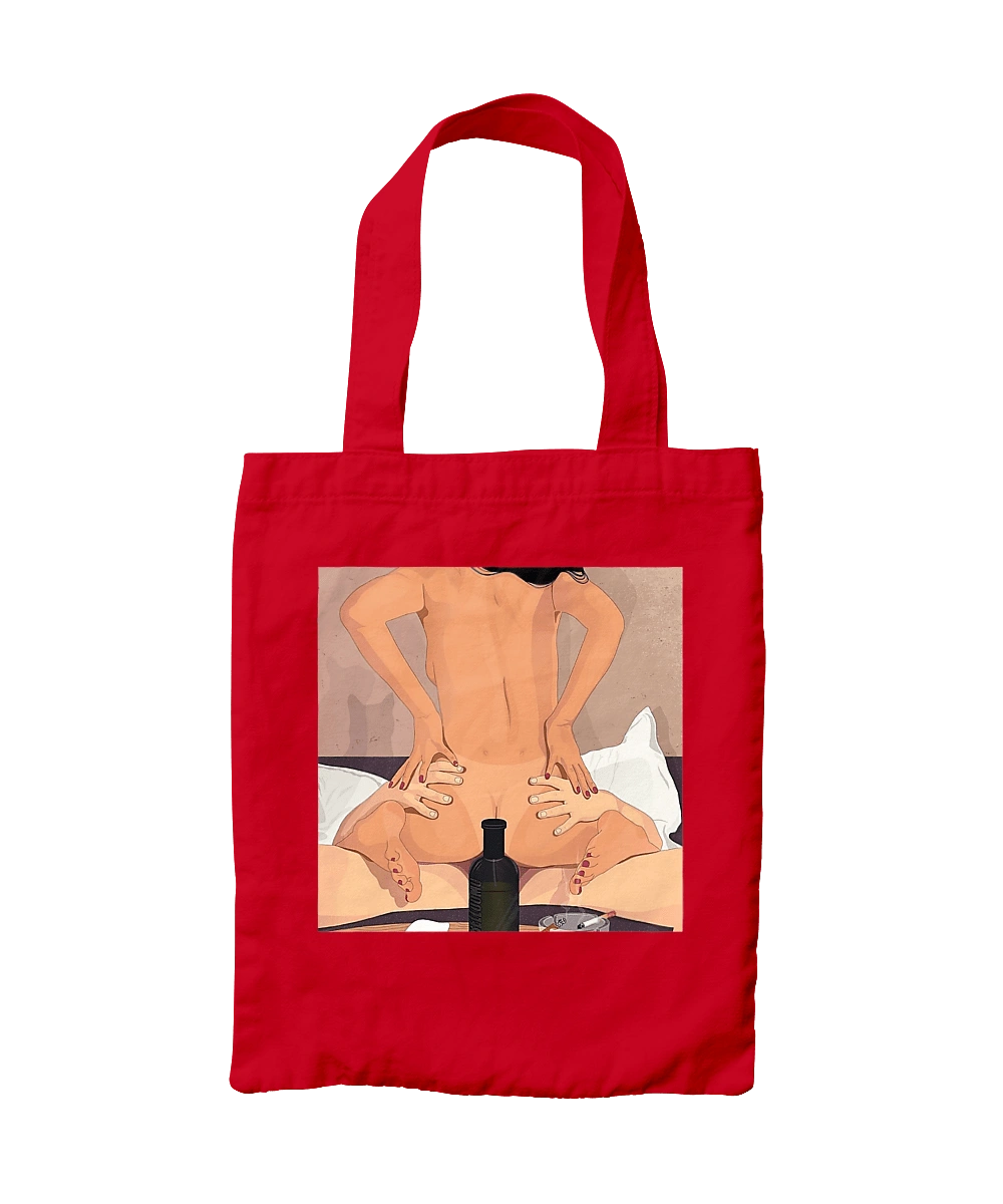 Naked Girl, Bottle And Cigarettes