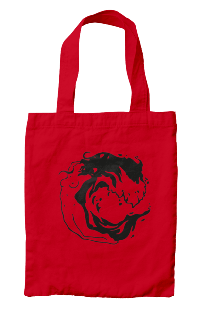 Bag with prints Girl wave. Girl, sea, wave. 2070702