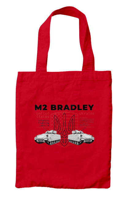 Сумка з принтом "M2 Bradley". F16, m2 bradley, nasams, zuzana, гаубиця, два герби, залужний, сюзанна. 2070702
