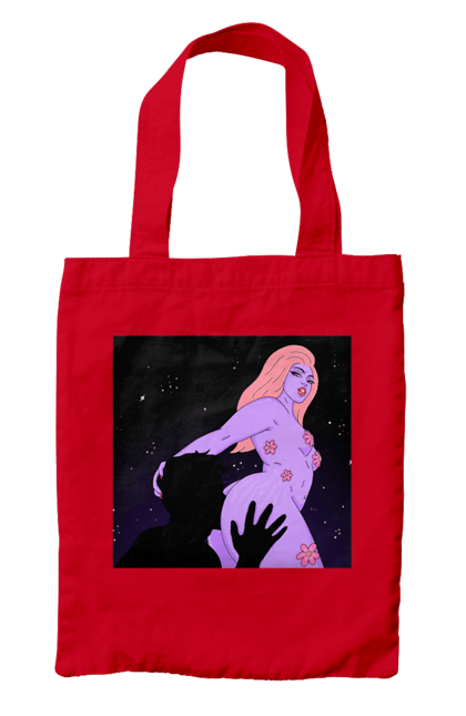 Bag with prints Purple Girl. Body, girl. 2070702
