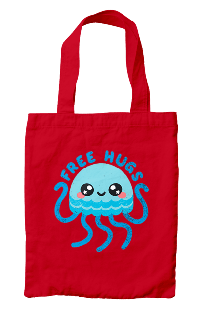 Сумка з принтом "Восьминіжки обіймашки". Безкоштовні обіймашки, дітям, для дітей, обіймашки, осминог, осьминіг. 2070702