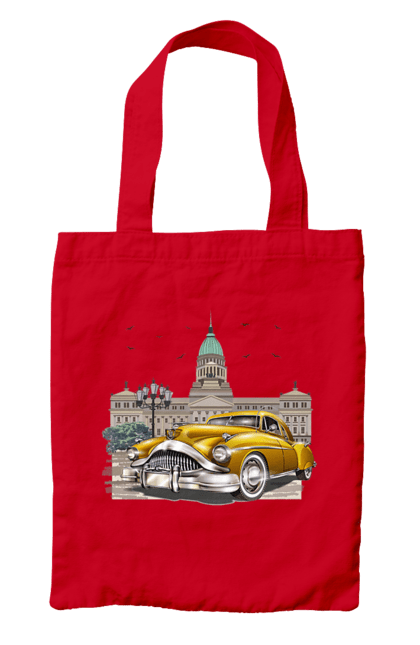 Сумка з принтом "Автомобіль та архітектура модерн". Автомобіль, архітектура, модерн. 2070702