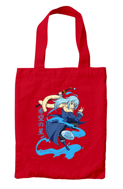 Bag with prints Regarding Reincarnated to Slime. Anime, manga, reincarnated to slim, reincarnated to slime, rimuru, rimuru tempest, short story, slime. 2070702