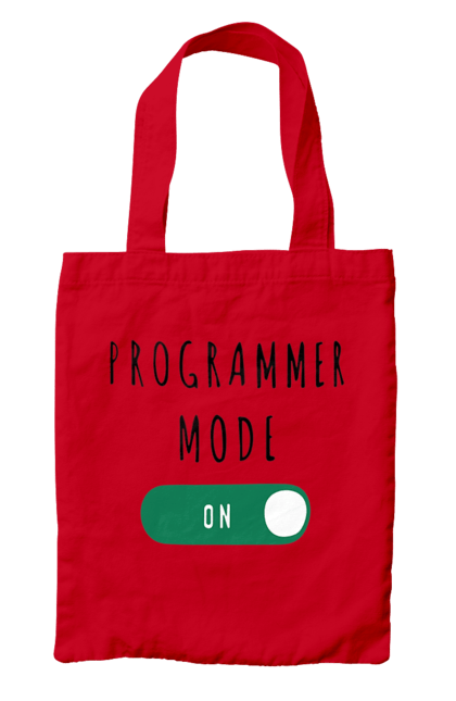 Сумка з принтом "Режим програміста". Айті, айтішник, для айтішника, для програміста, подарунок айтішнику, подарунок програмісту, програміст, режим програміста, розробник. 2070702