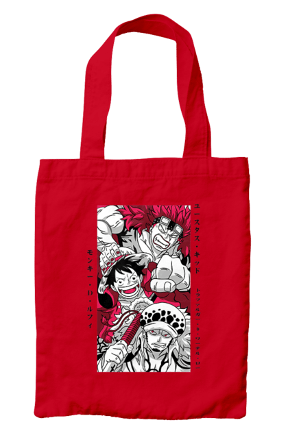 Bag with prints One Piece Luffy. Anime, luffy, manga, monkey de luffy, one piece, pirates. 2070702