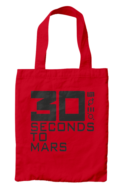 Bag with prints Thirty Seconds to Mars. 30 seconds, 30 seconds mars, alternative rock, group, hard rock, music, rock, seconds to mars, thirty seconds. 2070702