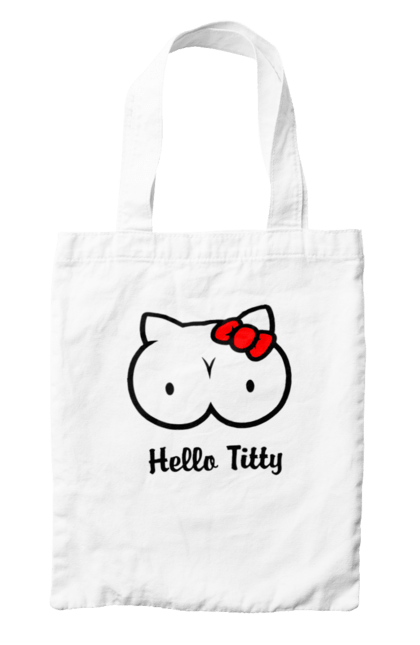 Bag with prints Hello kitty. Beauty, hello, hello kitty, kitty, matured. 2070702