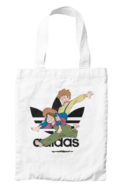 Сумка з принтом "Adidas Том Соєр". Adidas, tom sawyer, адідас, книга, мультфільм, повість, пригоди, том соєр, том сойер. 2070702