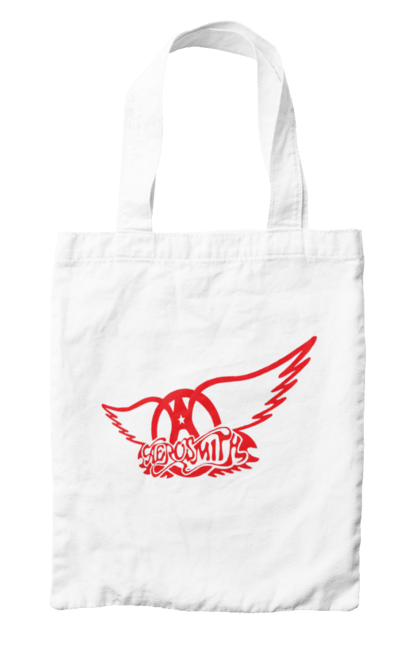 Bag with prints Aerosmith. Aerosmith, blues rock, glam rock, group, hard rock, music, rock, rock`n`roll. 2070702