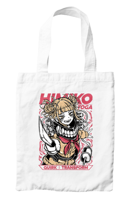 Сумка з принтом "Моя геройська академія Хіміко Тога". Himiko toga, my hero academia, аніме, відеогра, манга, моя геройська академія, тога, хіміко тога, якудза тога. 2070702