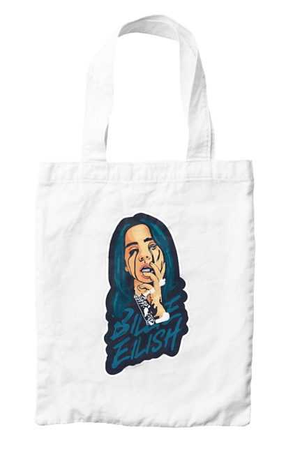 Сумка з принтом "Billie Eilish". Активістка, біллі айліш, мизукант, права, співачка, тварини. 2070702