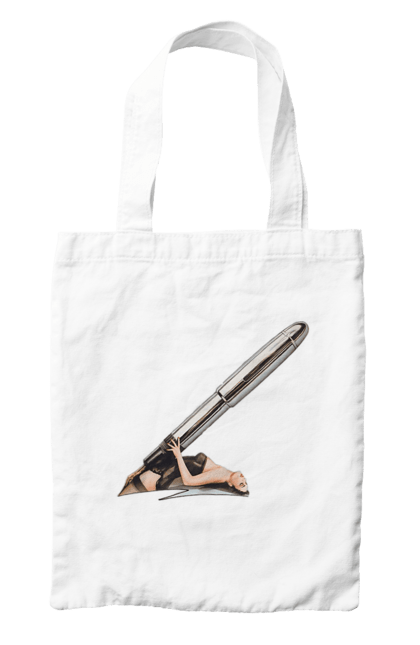 Сумка з принтом "Великий Патрон". Дівчина, куля, патрон. 2070702