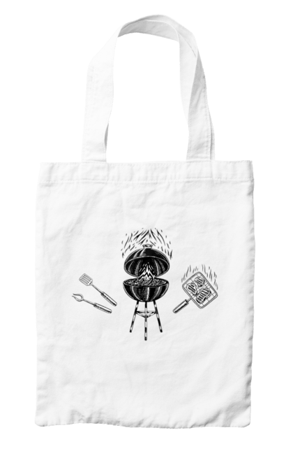 Сумка з принтом "Барбекю Смажити М'ясо". Барбекю, м`ясо, смажити. 2070702