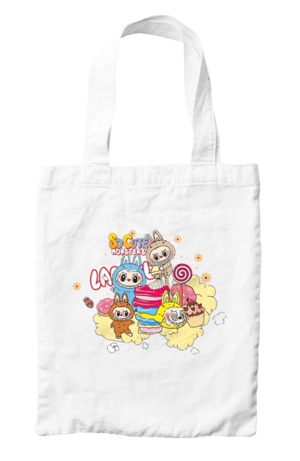 Сумка з принтом "Labubu". Labubu, weird cute, іграшки, лабубу. 2070702