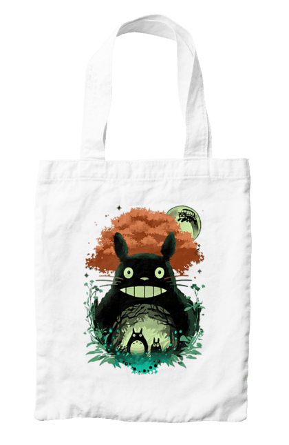 Bag with prints Totoro. Adventures, anime, comedy drama, fantasy, film, my neighbor totoro, tv series. 2070702