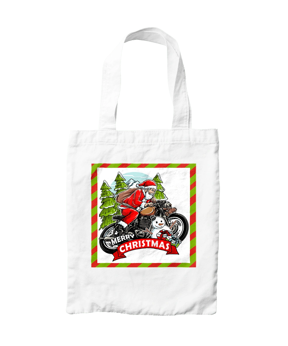 Santa on a motorcycle