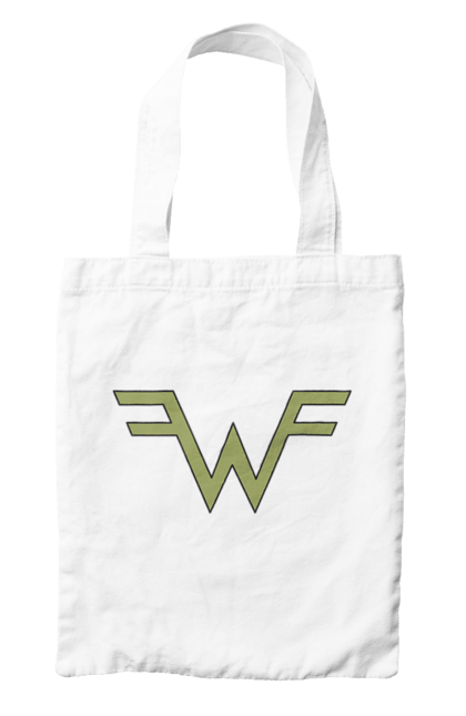 Bag with prints Weezer. Alternative rock, group, indie rock, music, pop rock, power pop, rock, weezer. 2070702