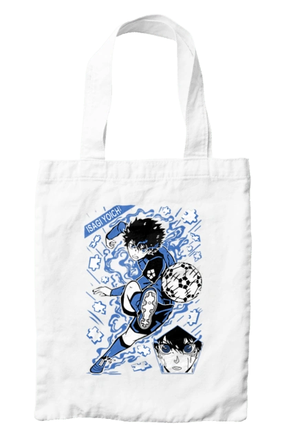 Bag with prints Blue Lock Isagi Yoichi. Anime, blue lock, blue prison, manga, sport, sports anime, yoichi isagi. 2070702