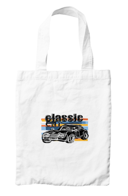 Bag with prints Print Classic Car. Car, classic, retro car, vintage car. 2070702