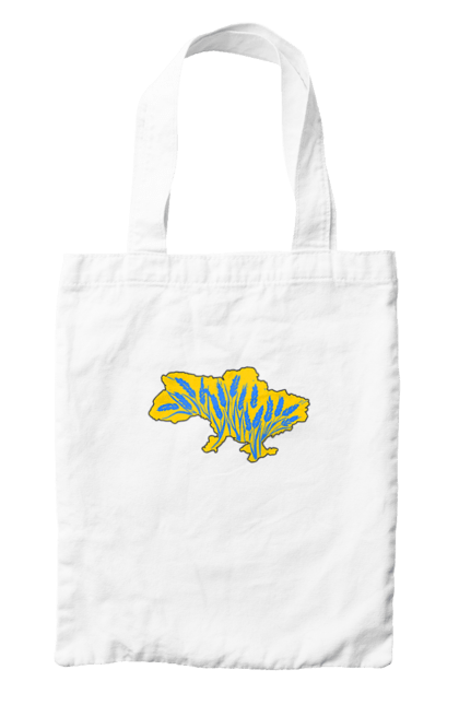 Сумка з принтом "Україна". Зерно, мапа, патріотичне зображення, пщениця, україна, українська тематика. 2070702