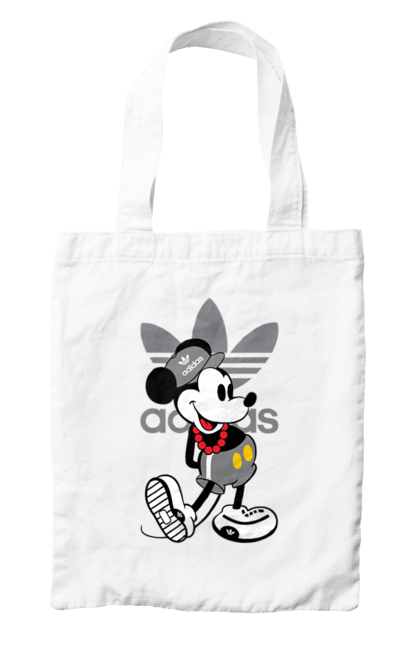 Сумка с принтом Adidas Микки Маус. Adidas, mickey mouse, адидас, дисней, микки, микки маус, мультфильм. 2070702