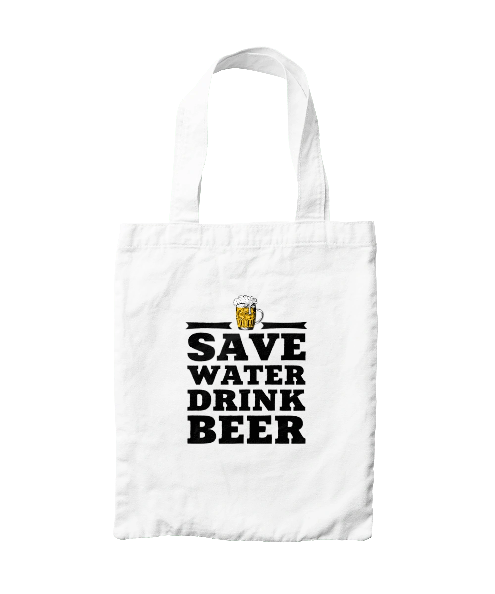 Save water, drink beer (black)
