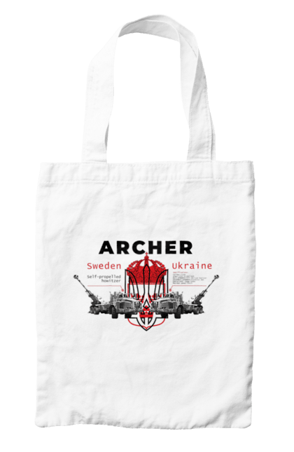 Сумка з принтом "Archer". Archer, bayraktar, caesar, himars, javelin, nlaw, patriot, weapon, zaluzhny. 2070702