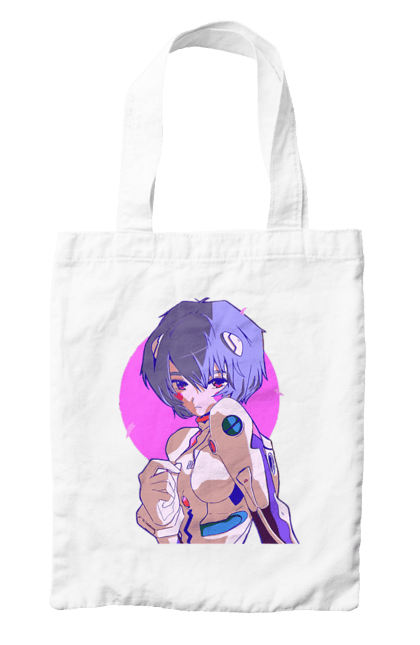 Bag with prints Evangelion Rei. Anime, evangelion, eve, kaoru, manga, rei ayanami, shinji. 2070702