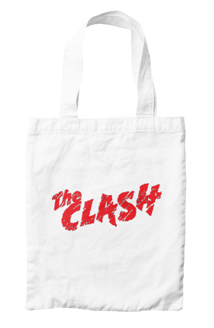 Bag with prints The Clash. Clash, dub, group, music, punk, punk rock, reggae, rock, rock`n`roll. 2070702