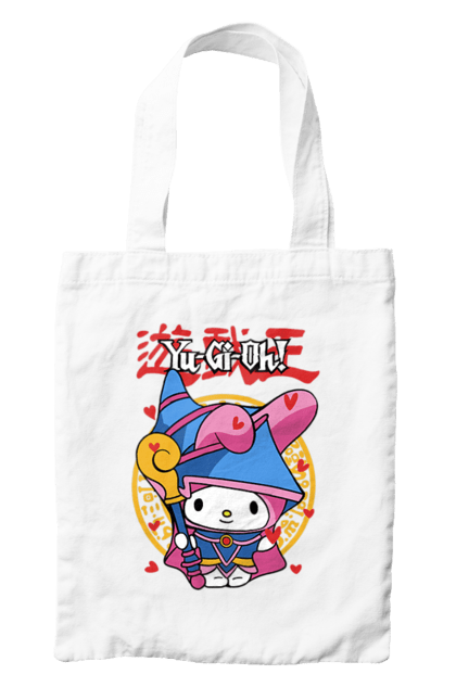 Bag with prints Yu Gi Oh! My Melody. Brand, character, hello kitty, my melody, yu gi oh, yugio. 2070702