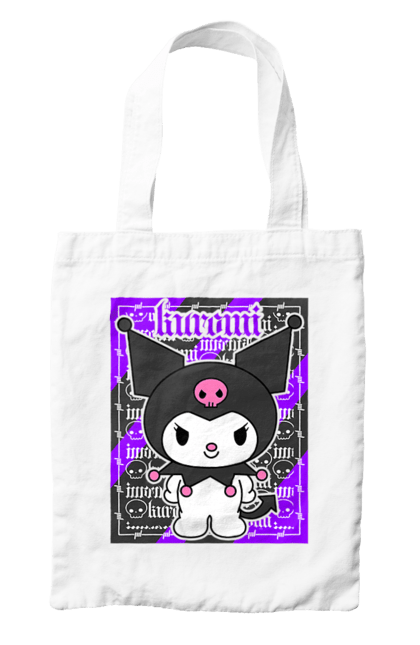 Bag with prints Hello Kitty Kuromi. Anime, character, hello kitty, kuromi, my melody, sanrio. 2070702