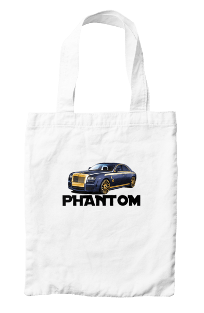 Сумка з принтом "Ролс ройс". Авто, автомобіль, люкс клас, ролс ройс, седан, фантом. 2070702