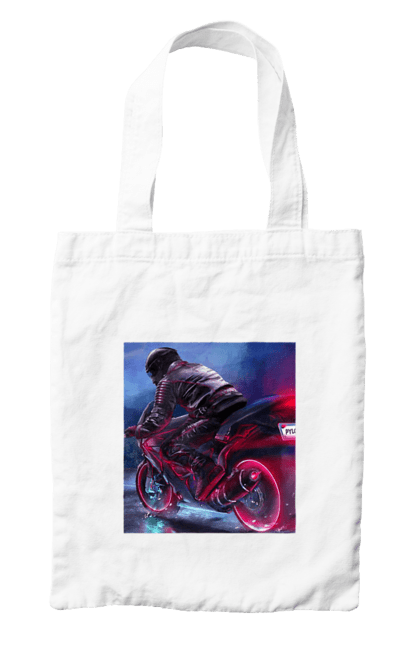 Сумка з принтом "Мотоцикл". Motolove, мотолов, мотоцикл, опві, україна. 2070702