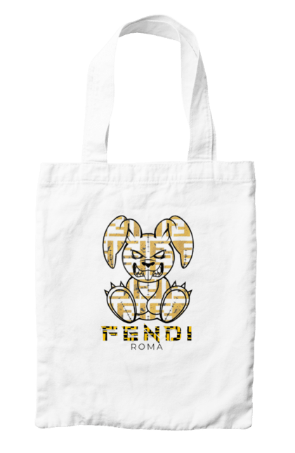 Сумка з принтом "Fendi". Fendi, бренд, будинок моди, заєць, італія, люкс, мода, одяг, сумка, фенді. 2070702