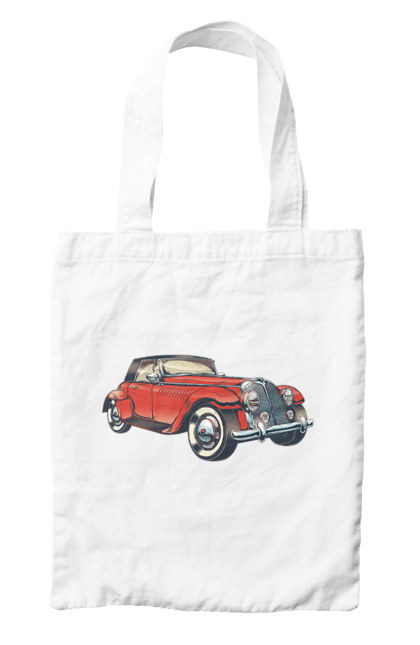 Сумка з принтом "Автомобіль Раритет". Авто, автомобіль, ретро. 2070702