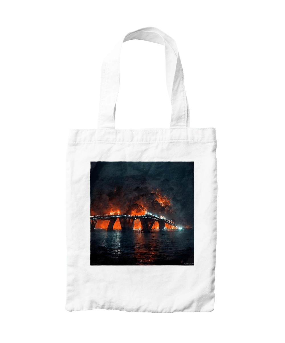 The Crimean bridge is on fire