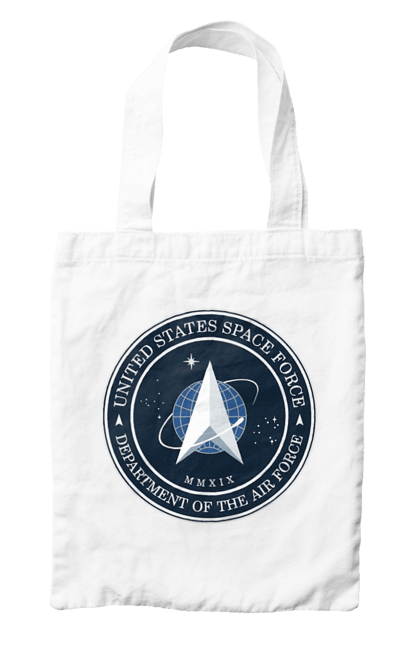 Bag with prints United States Space Force. Emblem, political, politics, space, space force, space travel, united states, ussf. 2070702