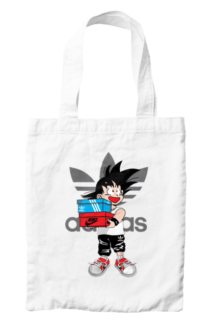 Сумка с принтом Adidas Сон Гоку. Adidas, anime, dragon ball, son goku, адидас, аниме, гоку, жемчуг дракона, манга, сон гоку. 2070702