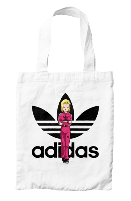 Сумка з принтом "Adidas Андроїд 18". Adidas, android 18, dragon ball, адідас, андроїд 18, аніме, вбивця, кіборг, манга, перли дракона. 2070702