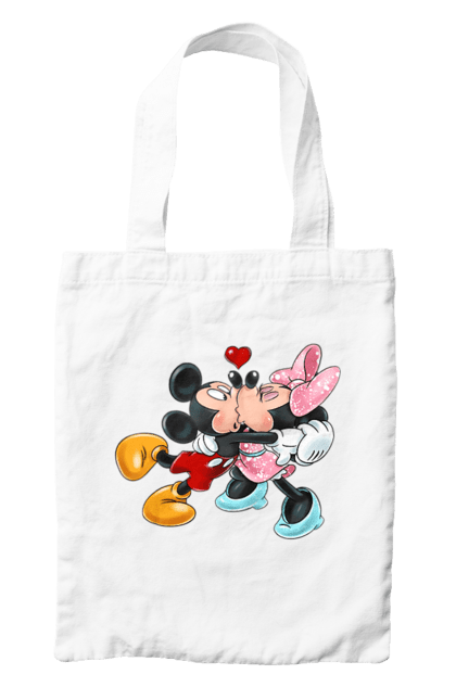 Сумка з принтом "Міккі Маус та Мінні Маус". Mickey mouse, minnie mouse, дісней, міккі, міккі маус, мінні маус, мультфільм. 2070702