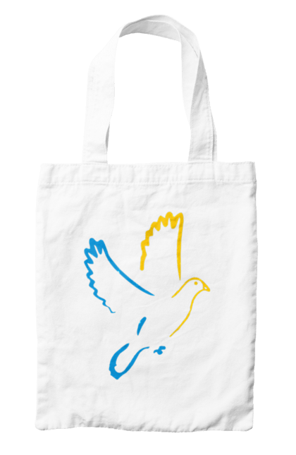 Сумка з принтом "Голуб миру". Голуб миру, мир, перемога україни, україна. 2070702