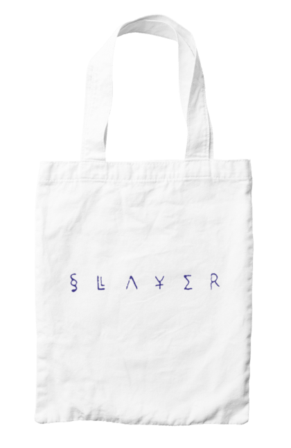 Сумка с принтом Slayer. Slayer, грув-метал, група, метал група, музыка, ню-метал, спид-метал, трэш-метал, череп. 2070702