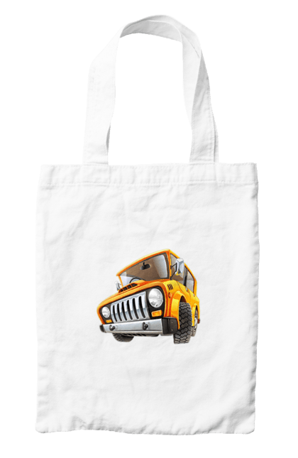 Сумка з принтом "Вантажівка". Авто, автомобіль, вантажівка, дитячий малюнок, зображення авто. 2070702