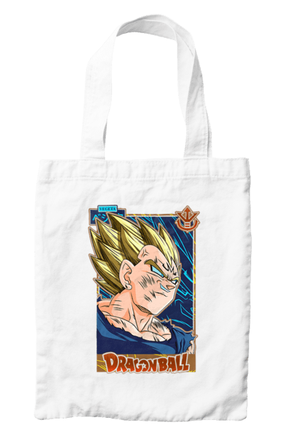 Сумка з принтом "Перли дракона Вегета". Anime, dragon ball, goku, majin vegeta, manga, vegeta, аніме, вегета, манга, перли дракона. 2070702