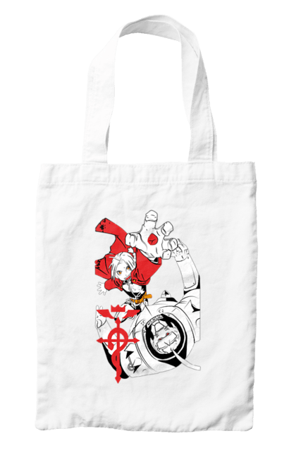 Bag with prints Fullmetal Alchemist. Adventures, alphonse elric, anime, edward elric, fullmetal alchemist, light novel, manga, steampunk. 2070702